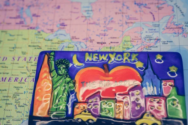 New york map hintergrund — Stockfoto