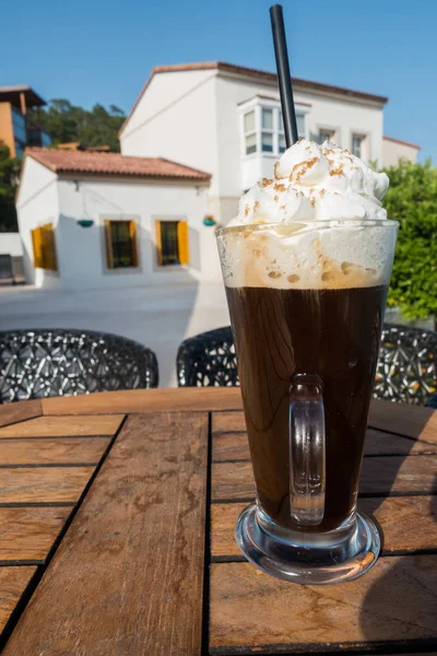 Irish Coffee Ett Kafé Resorten — Stockfoto