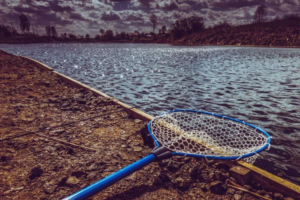 Pesca no lago — Fotografia de Stock