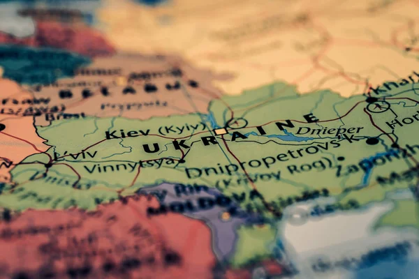 Ukraine map background