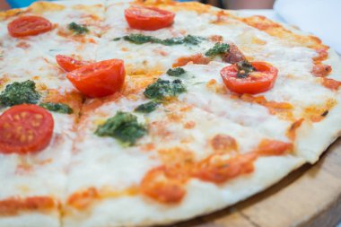 Çok lezzetli iştah açıcı pizza