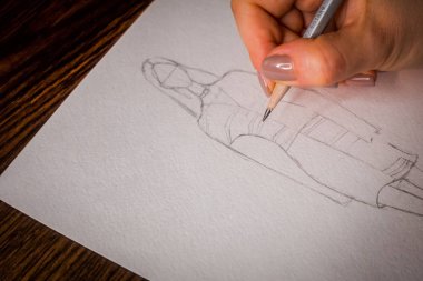 Çizim Moda İllüstrasyon Süreci