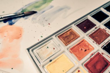 Araçlar Illustrator. Boyalar ve albüm