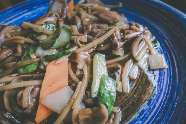 Sebzeli dana eti, Çin mutfağı