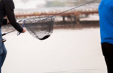 Alabalık balıkçılık Nehri üzerinde