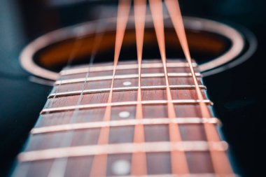 Arka plan olarak bir tema gitar