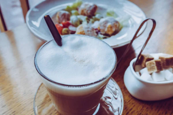 Morgenkaffee Café — Stockfoto