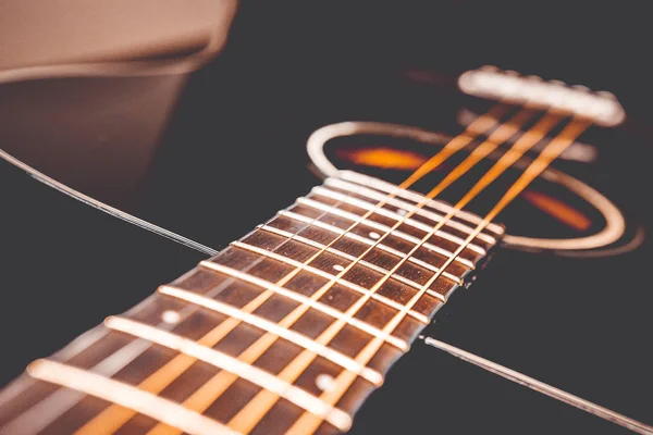 Guitarra acústica — Foto de Stock