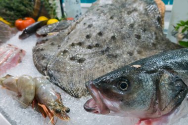 Deniz restoranda taze balık