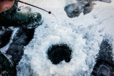 Buz balıkçılığı hobisi