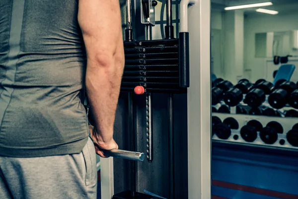 Culturista Gimnasio — Foto de Stock