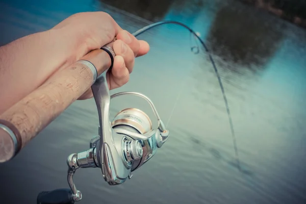 Zona Pesca Vicino Trota — Foto Stock