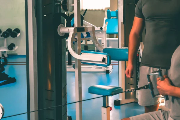 Culturista Gimnasio — Foto de Stock