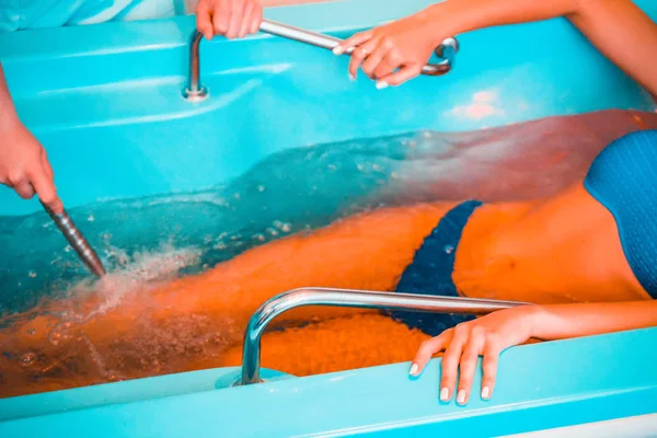 Procedura di massaggio subacqueo — Foto Stock