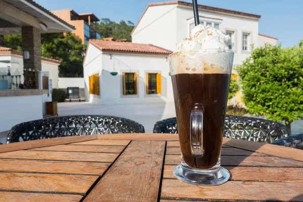 Irish Coffee Ett Kafé Resorten — Stockfoto