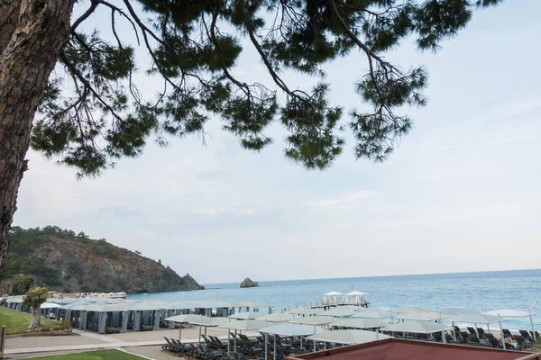 Hermoso paisaje marino en un balneario —  Fotos de Stock