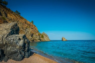 Tatil beldesinde muhteşem sahil