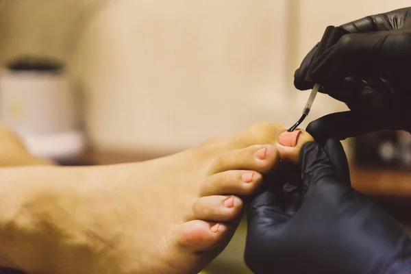 Pedicure in het spa salon — Stockfoto