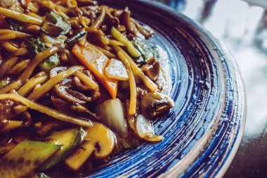 Sebzeli dana eti, Çin mutfağı