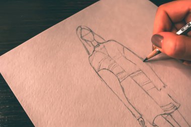 Çizim Moda İllüstrasyon Süreci