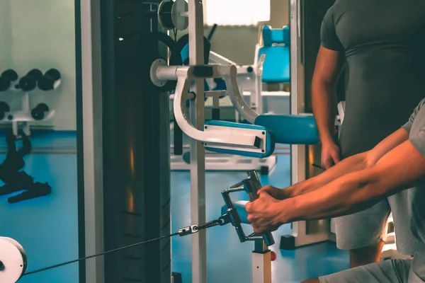 Culturista Gimnasio — Foto de Stock