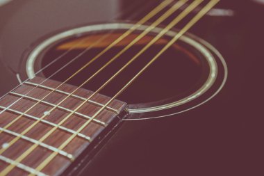 Arka plan olarak bir tema gitar