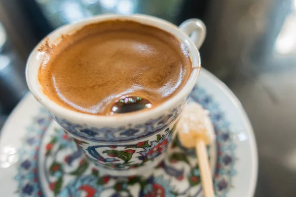 Turkiskt Kaffe Bordet — Stockfoto