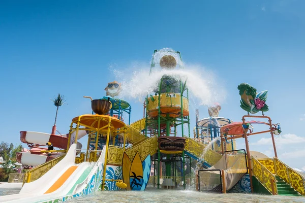 Children's water park at the resort — Stock Photo, Image