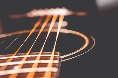 Arka plan olarak bir tema gitar