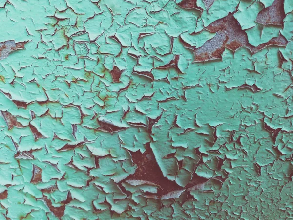 Texture Peinture Verte Irradiée — Photo