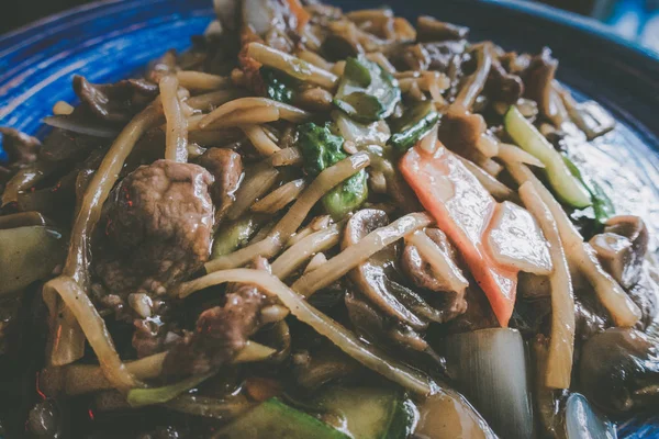 Kalfsvlees Met Groenten Chinese Keuken — Stockfoto