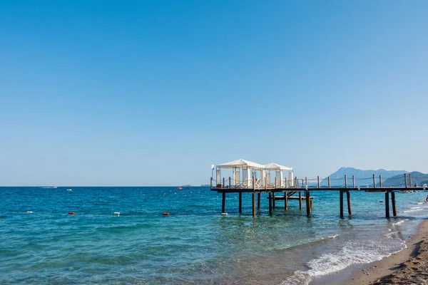 Magnífica playa en el resort — Foto de Stock