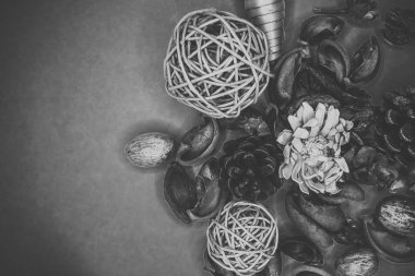 Dekoratif spa elemanları arka plan