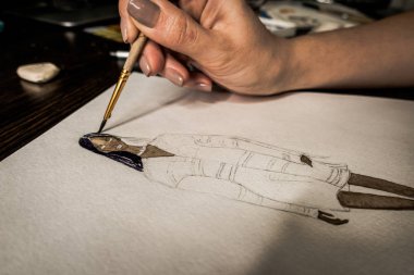 Çizim Moda İllüstrasyon Süreci