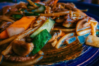 Sebzeli dana eti, Çin mutfağı