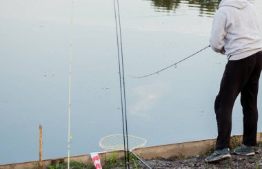 Alabalık balıkçılık Nehri üzerinde