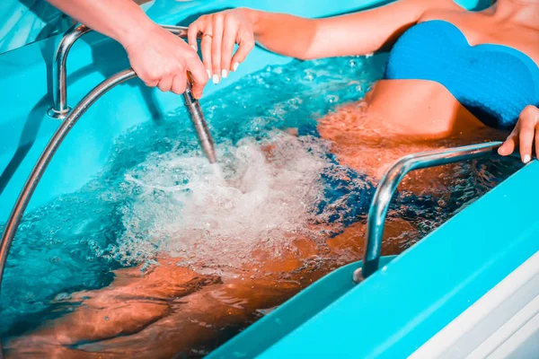 Hydromassage Behandeling Spa Salon — Stockfoto