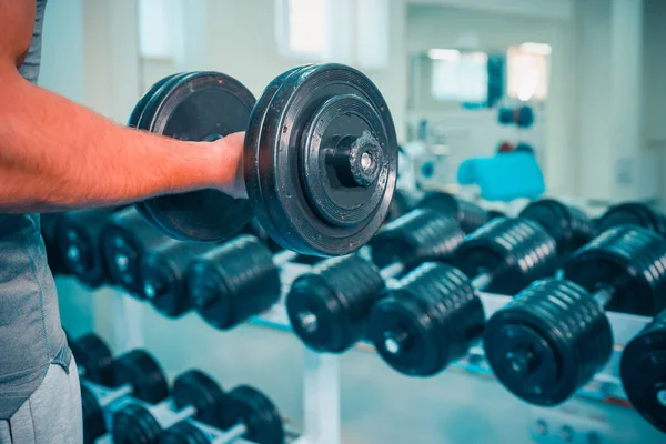 Culturista Gimnasio — Foto de Stock