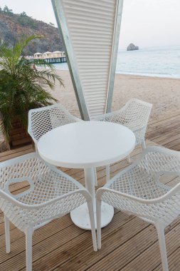 Güzel deniz resort sokakları
