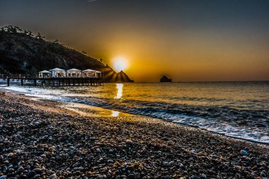 Güzel bir tatil beldesi doğarken