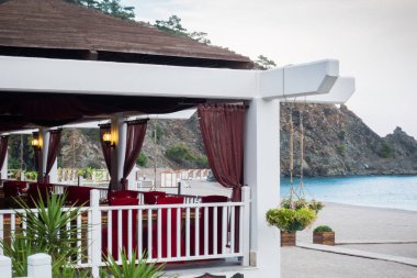 Güzel deniz resort sokakları