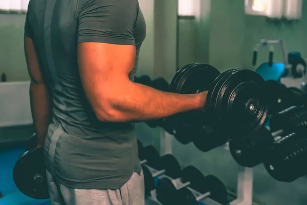 Culturista Palestra — Foto Stock