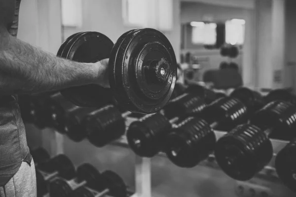 Bodybuilder Sportschool — Stockfoto