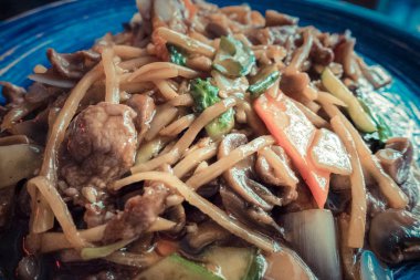 Sebzeli dana eti, Çin mutfağı