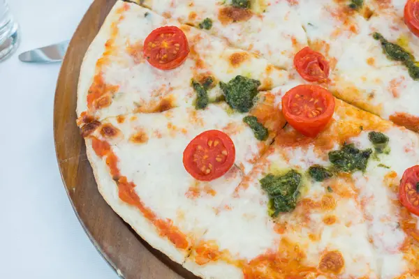 Muy Sabrosa Pizza Apetitosa — Foto de Stock