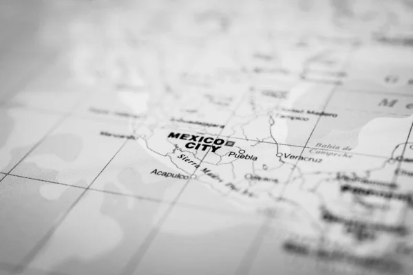 México no mapa — Fotografia de Stock