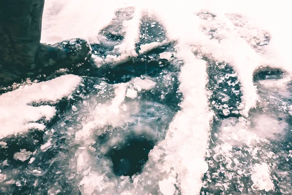 Зимове Хобі Льоду — стокове фото