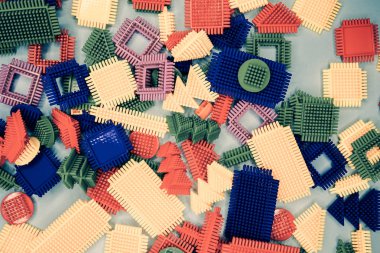 Çocukların oyuncakları arka plan