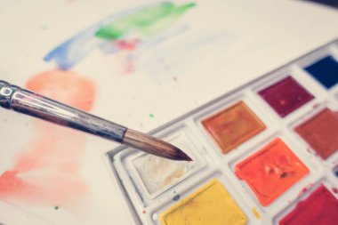 Araçlar Illustrator. Boyalar ve albüm