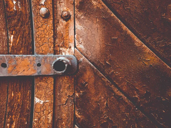 Kapalı Eski Kapı Detayları — Stok fotoğraf